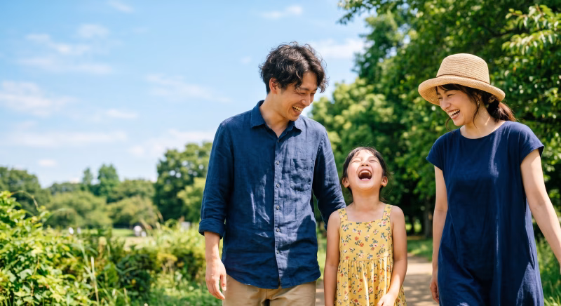 家族で夏のお出かけ ファミリー