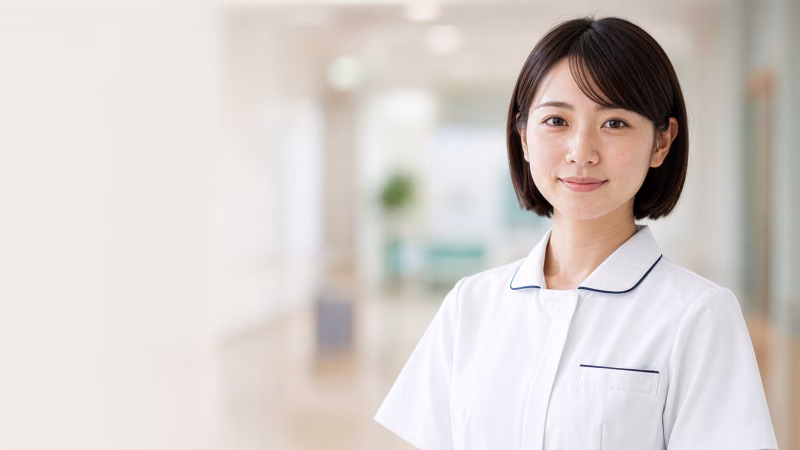 看護師の女性ポートレート