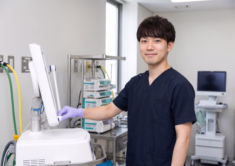 臨床工学技士の男性