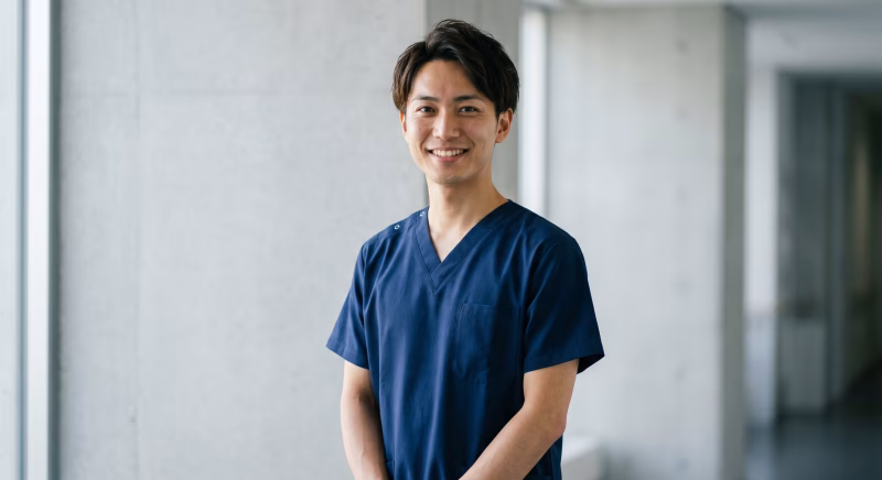 男性看護師のポートレート