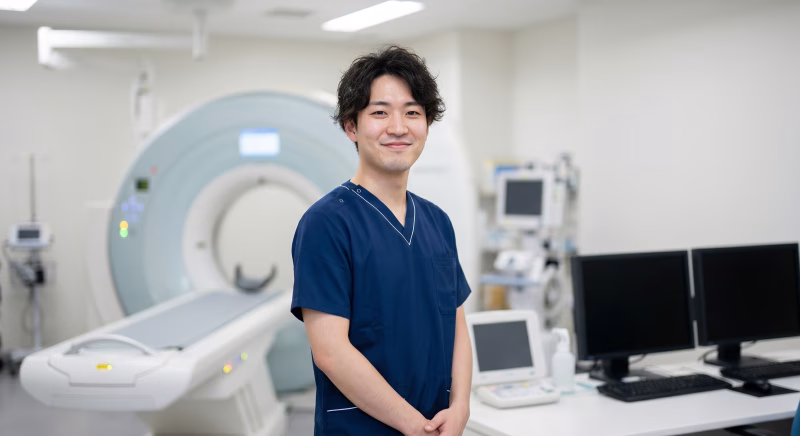 放射線技師の男性