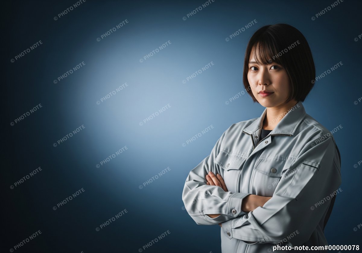 女性作業員の女性