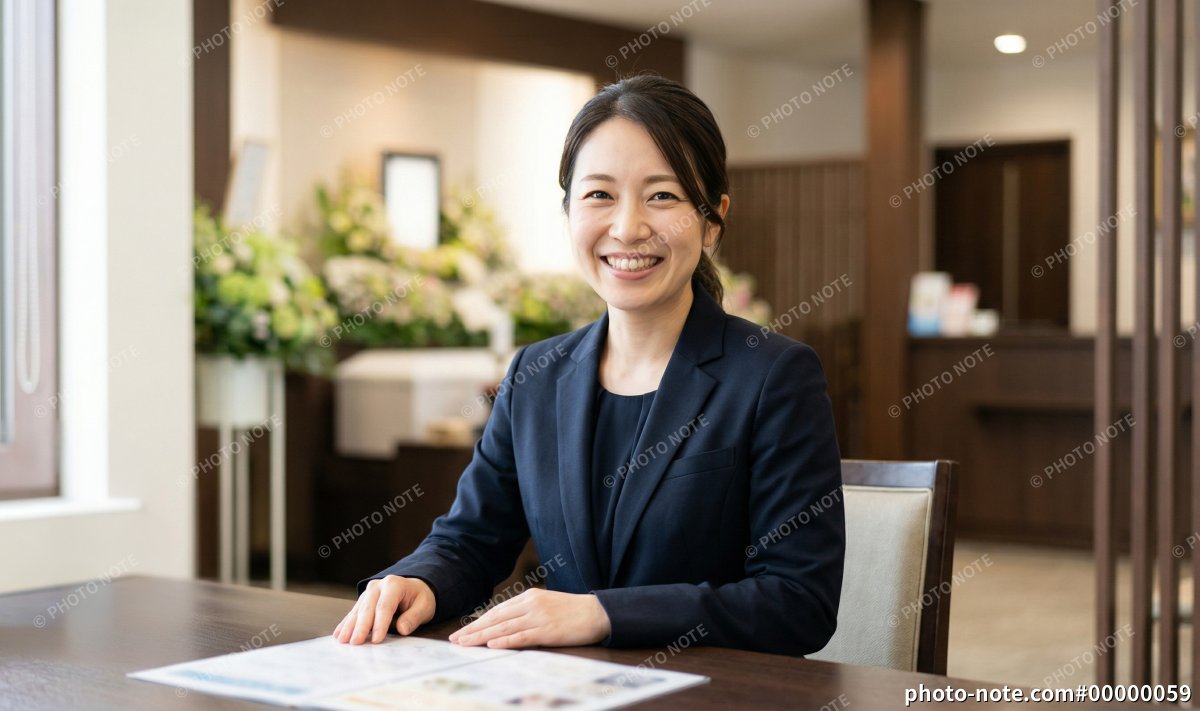 葬祭プランナーの女性