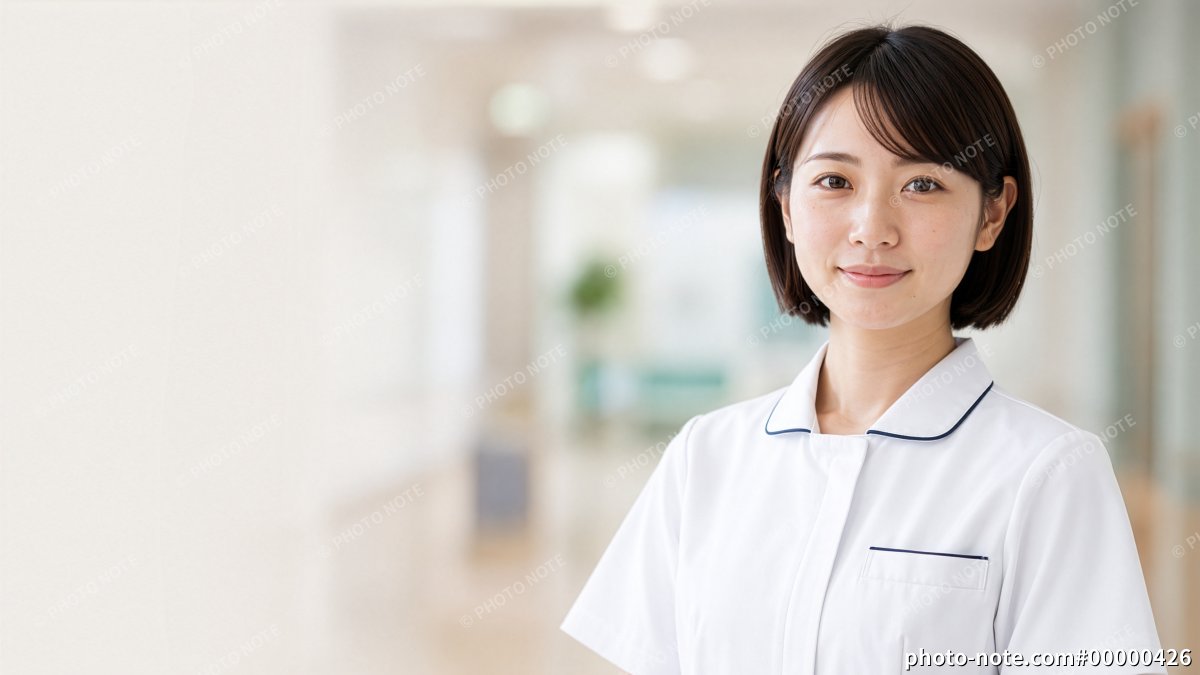 看護師の女性ポートレート