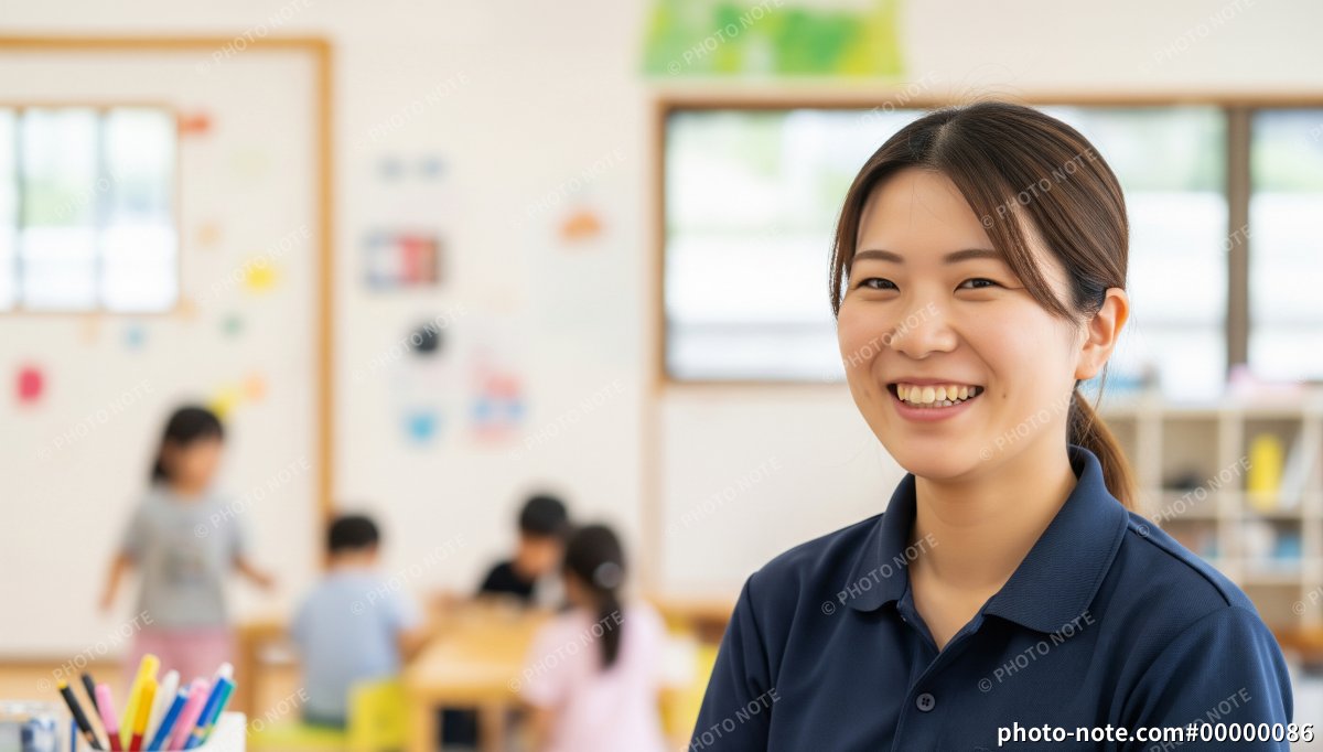 保育士・幼稚園教諭・児童指導員の女性