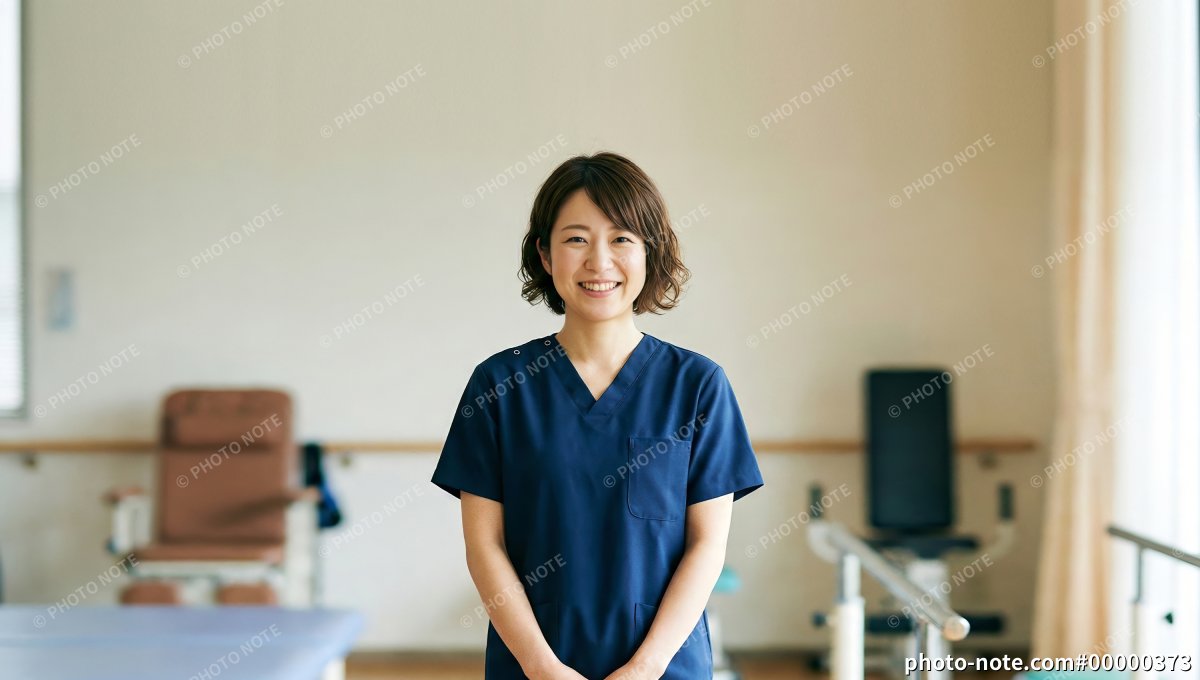 作業療法士の女性スタッフ