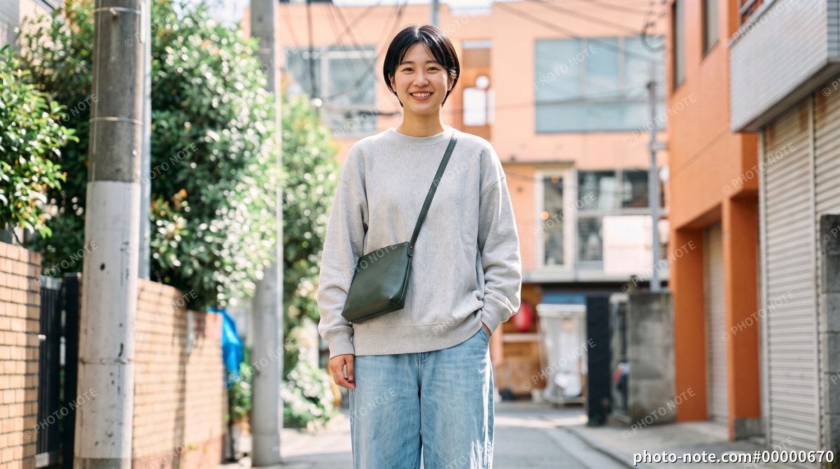 日本人女性のストリートスナップ