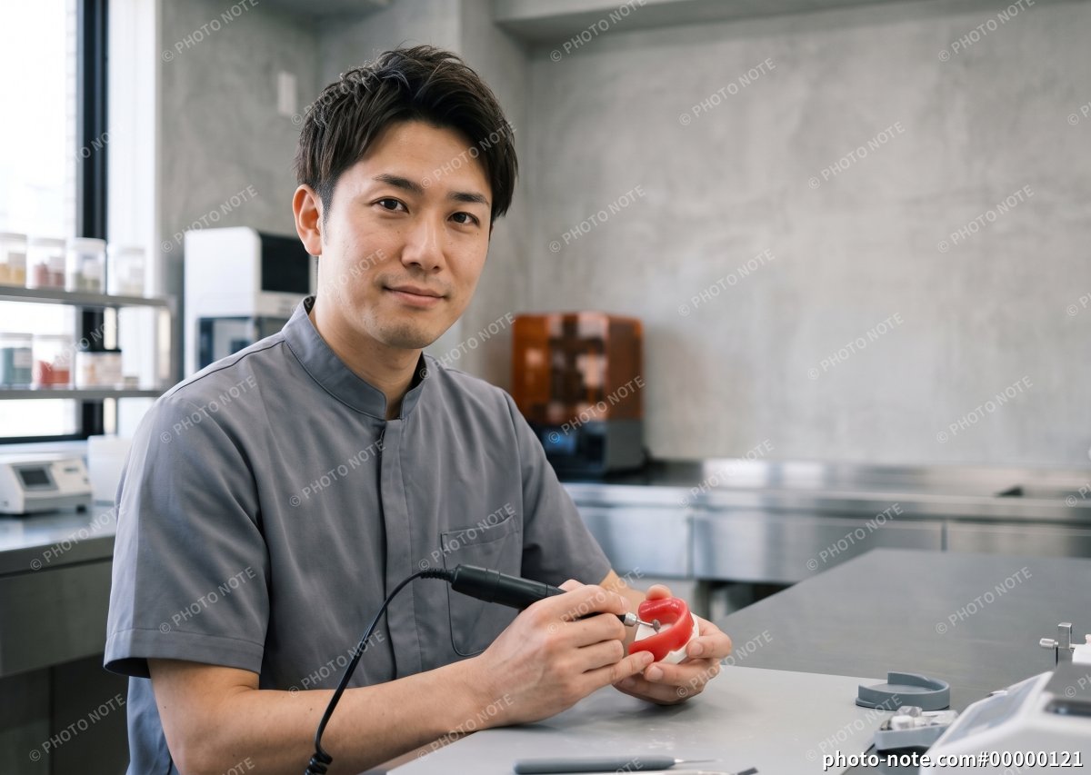 歯科技工士の男性