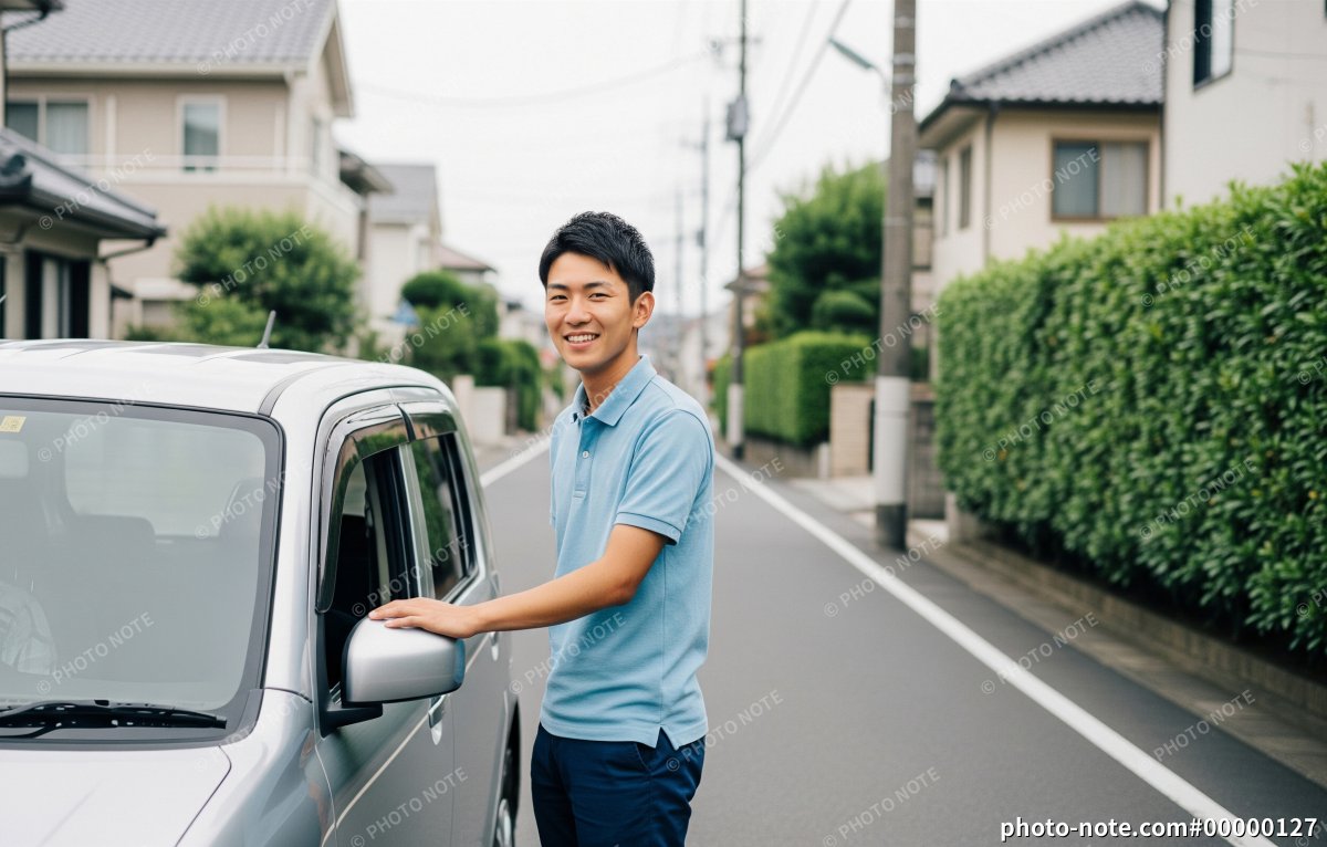 訪問介護スタッフの男性