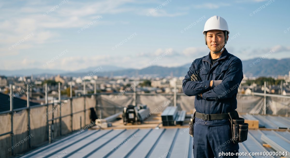 屋根板金工事スタッフ